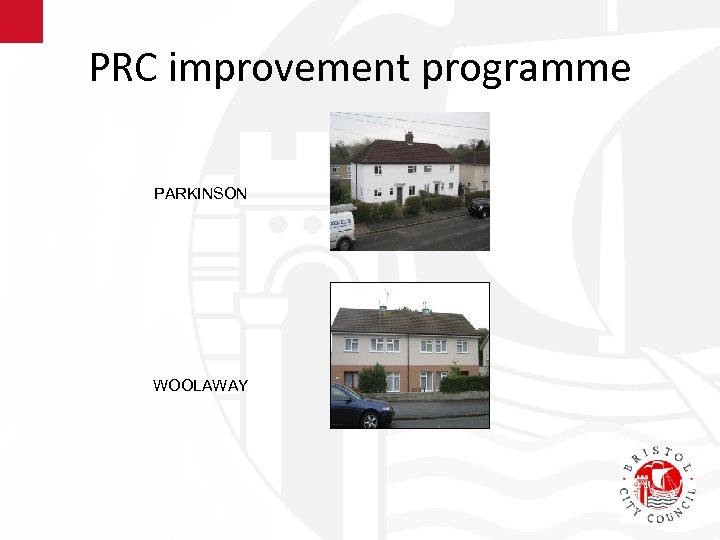 PRC improvement programme PARKINSON WOOLAWAY 