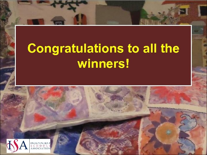 Congratulations to all the winners! 