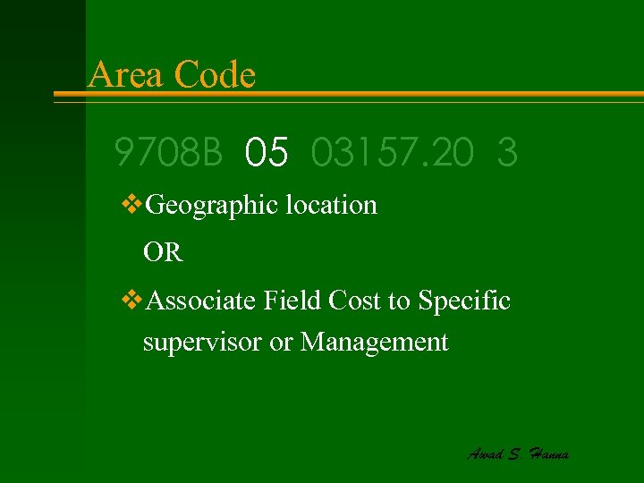 Area Code 9708 B 05 03157. 20 3 v. Geographic location OR v. Associate