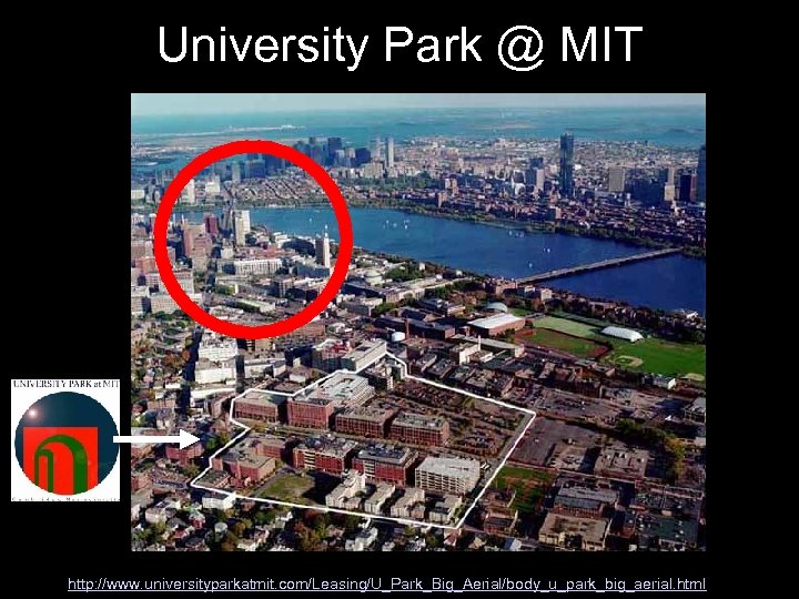 University Park @ MIT http: //www. universityparkatmit. com/Leasing/U_Park_Big_Aerial/body_u_park_big_aerial. html 