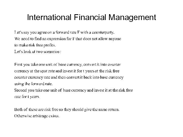 International Financial Management 