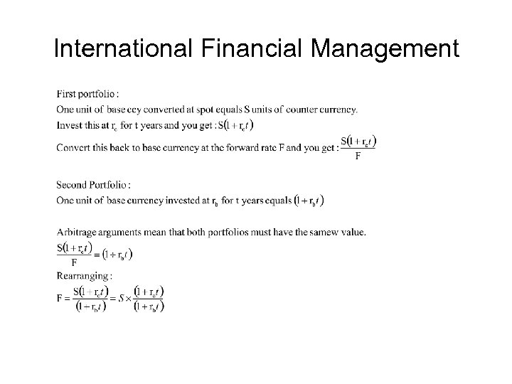 International Financial Management 