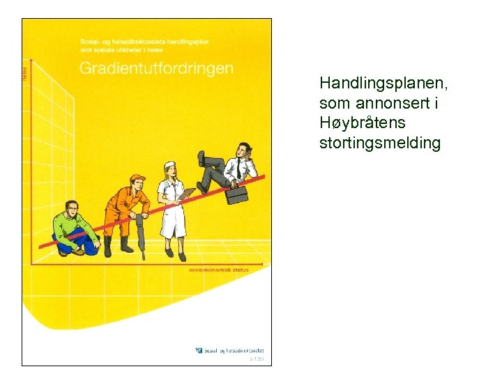 Handlingsplanen, som annonsert i Høybråtens stortingsmelding 