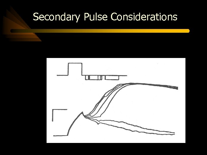 Secondary Pulse Considerations 