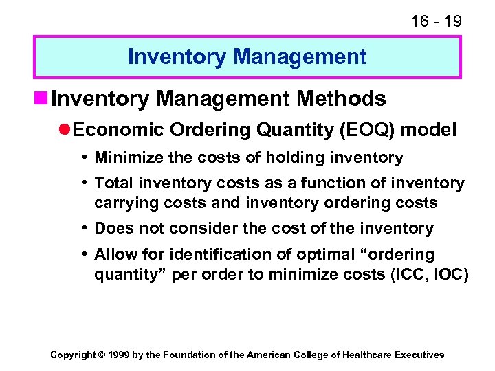 16 1 Chapter 16 Current Asset Management