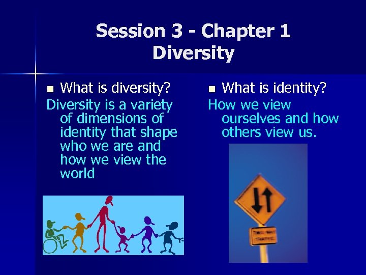 Session 3 - Chapter 1 Diversity What is diversity? Diversity is a variety of