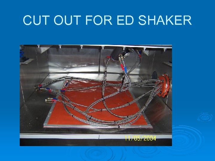 CUT OUT FOR ED SHAKER 