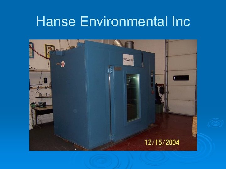 Hanse Environmental Inc 