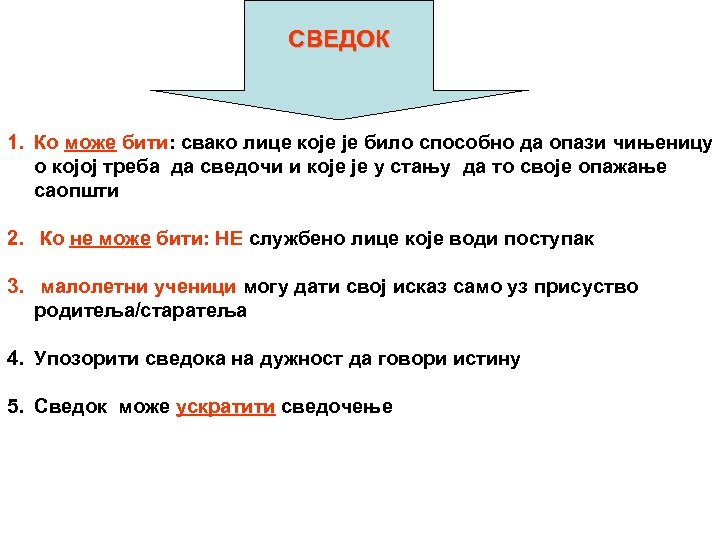 СВЕДОК 1. Ко може бити: свако лице које је било способно да опази чињеницу