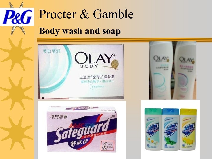 Procter & Gamble Body wash and soap 