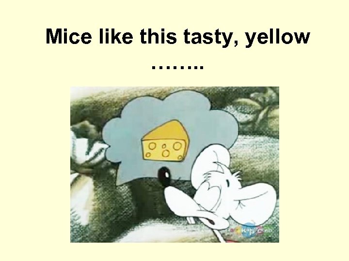 Mice like this tasty, yellow ……. . 