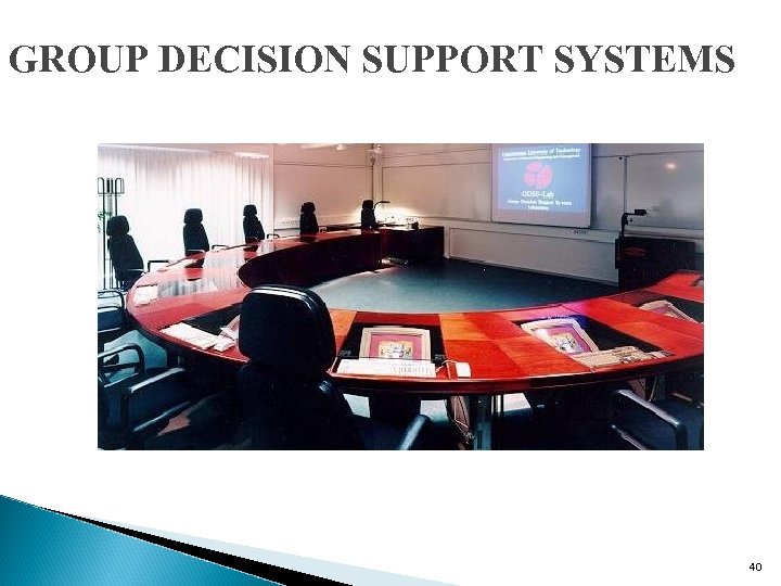 GROUP DECISION SUPPORT SYSTEMS 40 