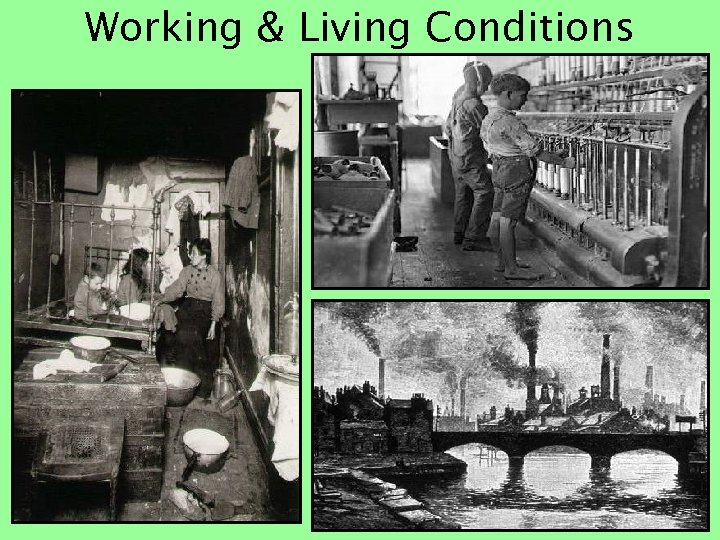 Working & Living Conditions 