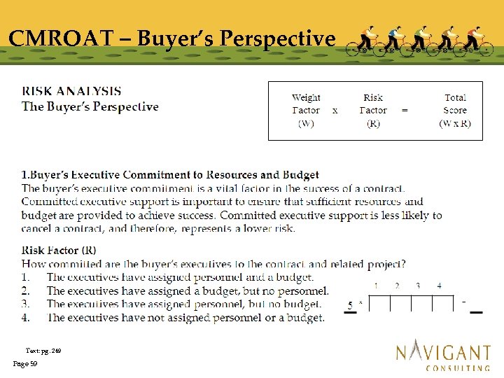 CMROAT – Buyer’s Perspective Text: pg. 249 Page 59 