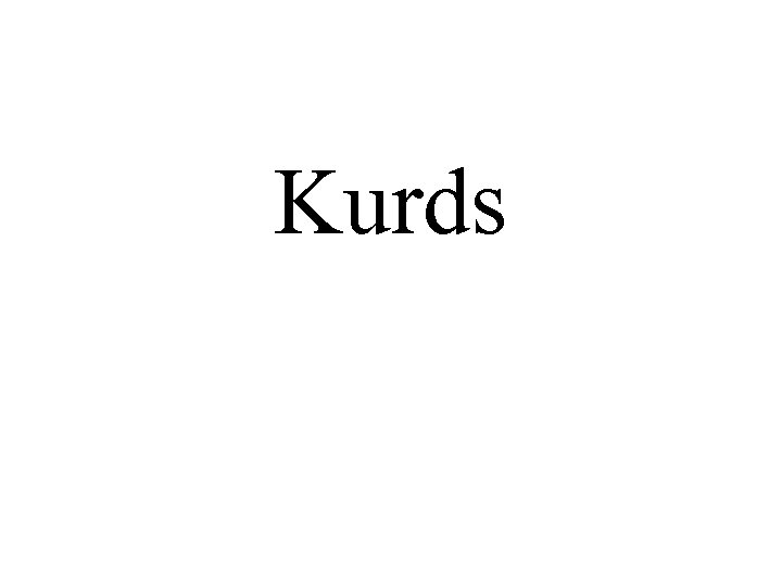Kurds 