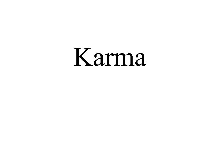 Karma 