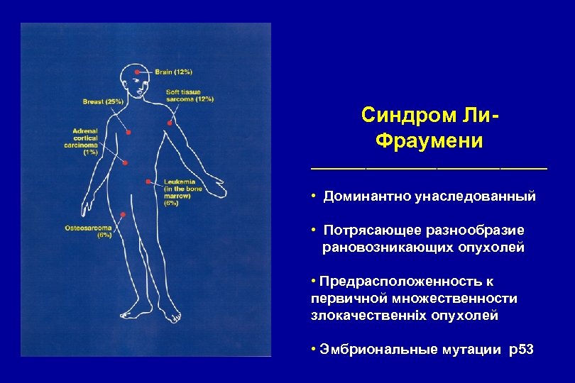 Диагноз синдром ли. Синдром ли-Фраумени презентация. Li Fraumeni синдром.