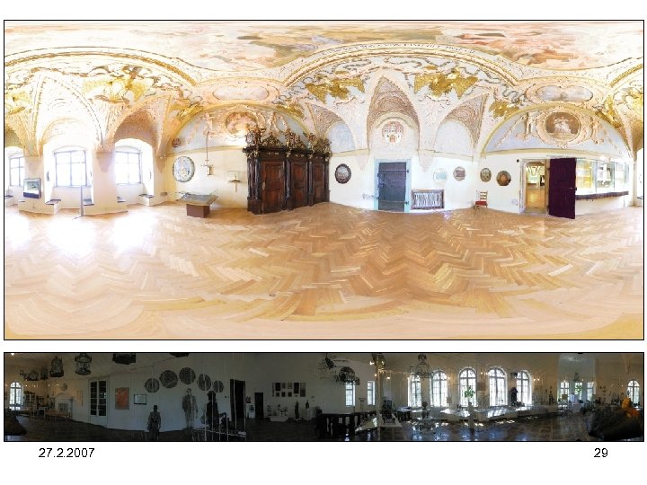 Practically Panorama presentation: • PTViewer (Helmuth Dersch) • WRML, Quick. Time 7 SOFTWARE: •