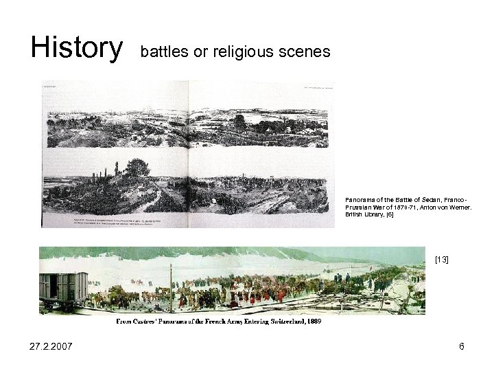 History battles or religious scenes Panorama of the Battle of Sedan, Franco. Prussian War