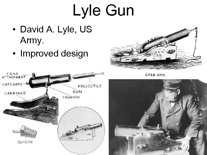 Lyle Gun • David A. Lyle, US Army. • Improved design 