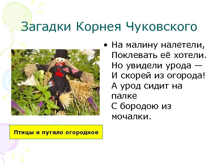 Загадка корень