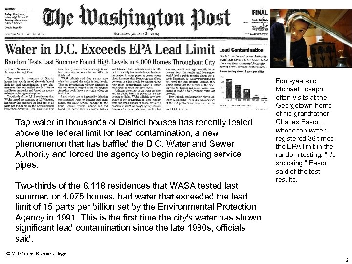 Tap water in thousands of District houses has recently tested above the federal limit