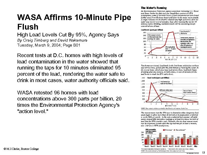 WASA Affirms 10 -Minute Pipe Flush High Lead Levels Cut By 95%, Agency Says