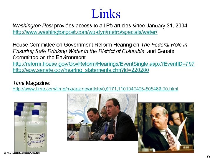 Links Washington Post provides access to all Pb articles since January 31, 2004 http: