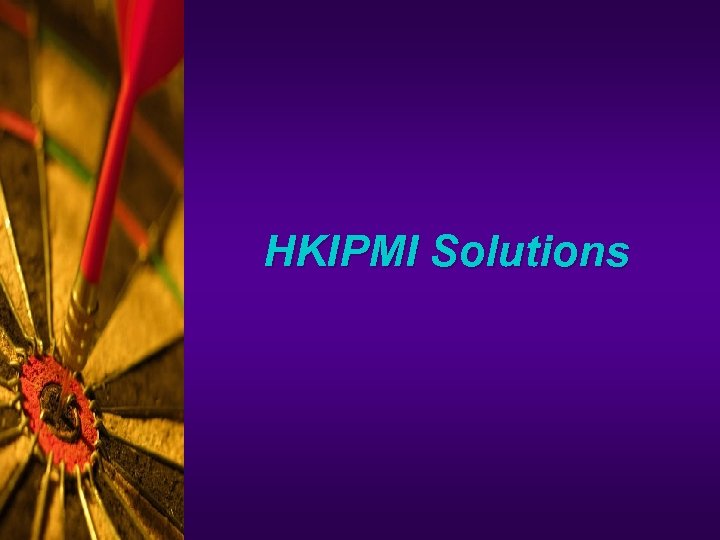 HKIPMI Solutions 