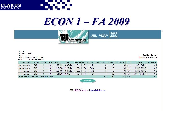 ECON 1 – FA 2009 