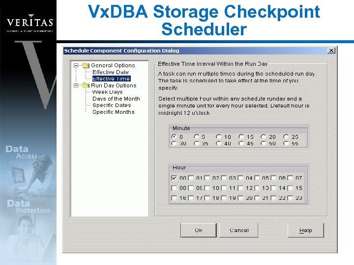 Vx. DBA Storage Checkpoint Scheduler 