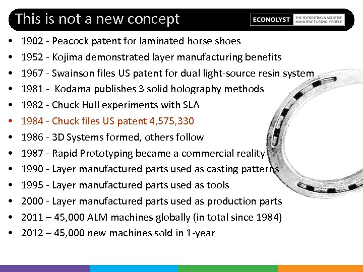 This is not a new concept • • • • 1902 - Peacock patent