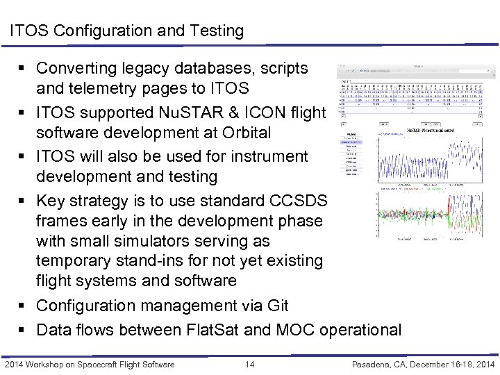 ITOS Configuration and Testing § Converting legacy databases, scripts and telemetry pages to ITOS