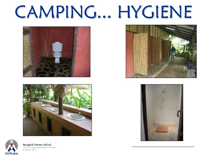 CAMPING. . . HYGIENE 