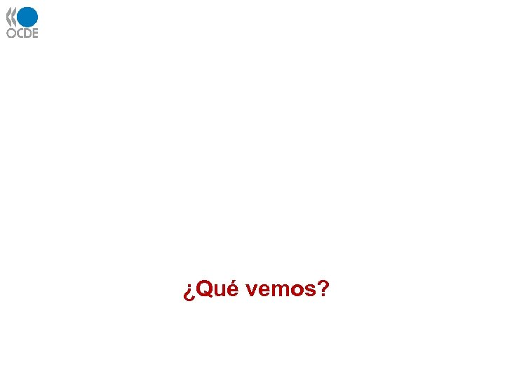 ¿Qué vemos? 