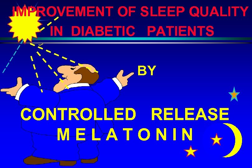 IMPROVEMENT OF SLEEP QUALITY IN DIABETIC PATIENTS BY CONTROLLED RELEASE MELATONIN 
