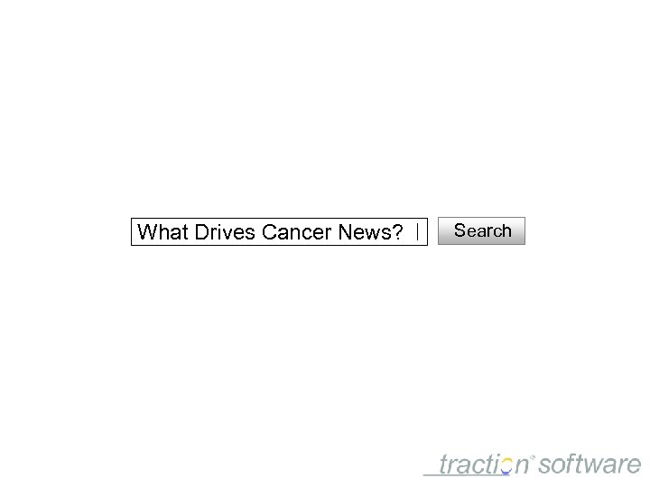 What Drives Cancer News? Search 