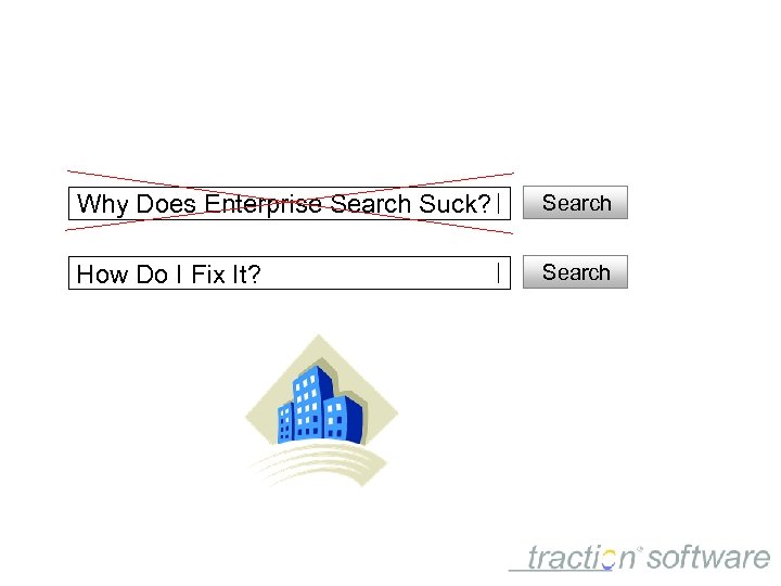 Why Does Enterprise Search Suck? Search How Do I Fix It? Search 