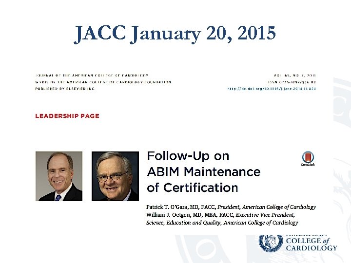 JACC January 20, 2015 