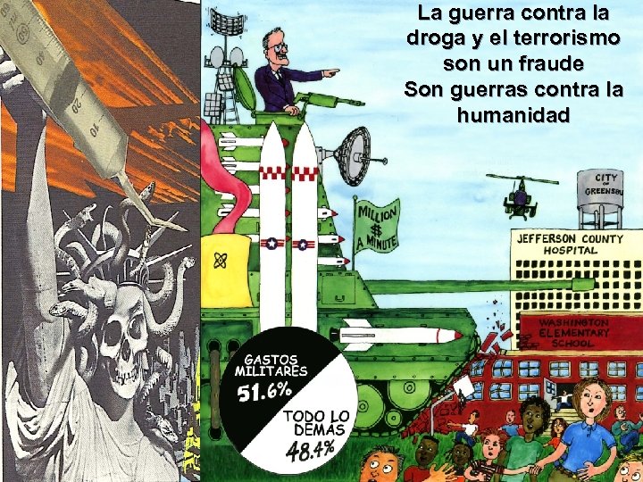 La guerra contra la droga y el terrorismo son un fraude Son guerras contra