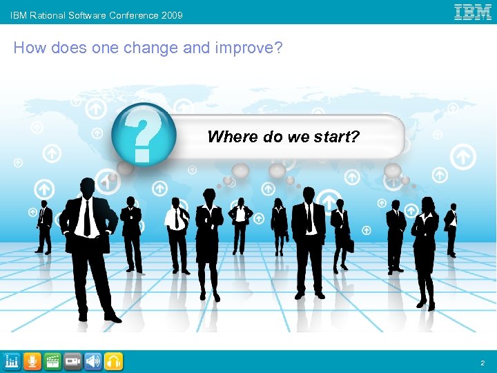 IBM Rational Software Conference 2009 How does one change and improve? How do we