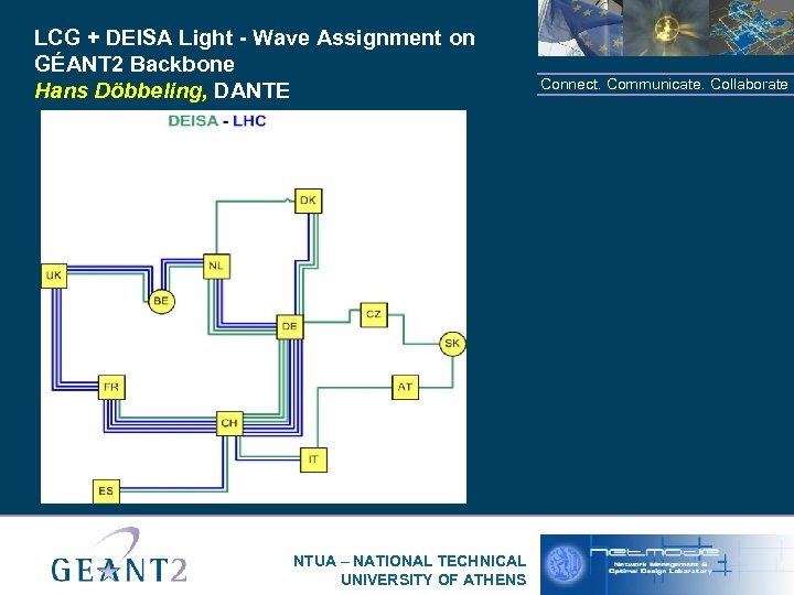 LCG + DEISA Light - Wave Assignment on GÉANT 2 Backbone Hans Döbbeling, DANTE
