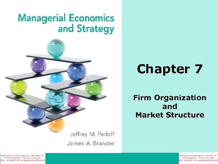 Chapter 7 Firm Organization and Market Structure 