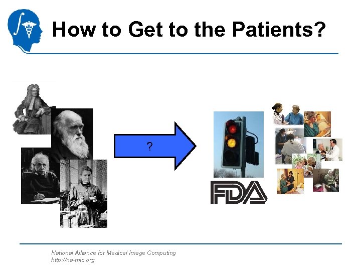 How to Get to the Patients? ? National Alliance for Medical Image Computing http: