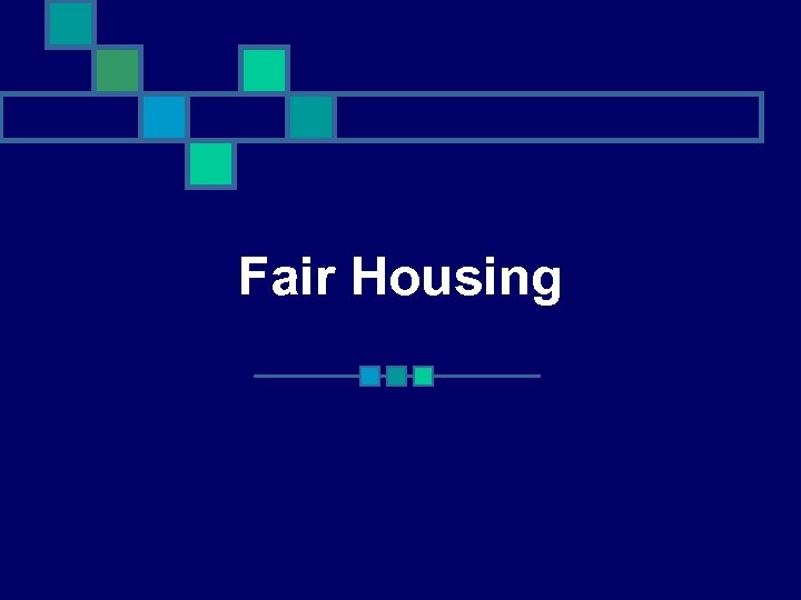 Fair Housing 