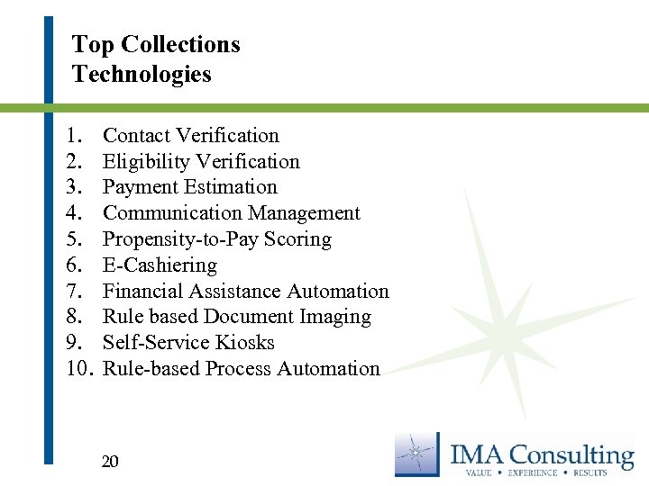 Top Collections Technologies 1. 2. 3. 4. 5. 6. 7. 8. 9. 10. Contact