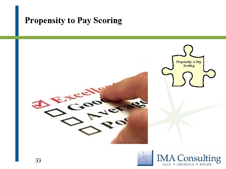 Propensity to Pay Scoring 33 