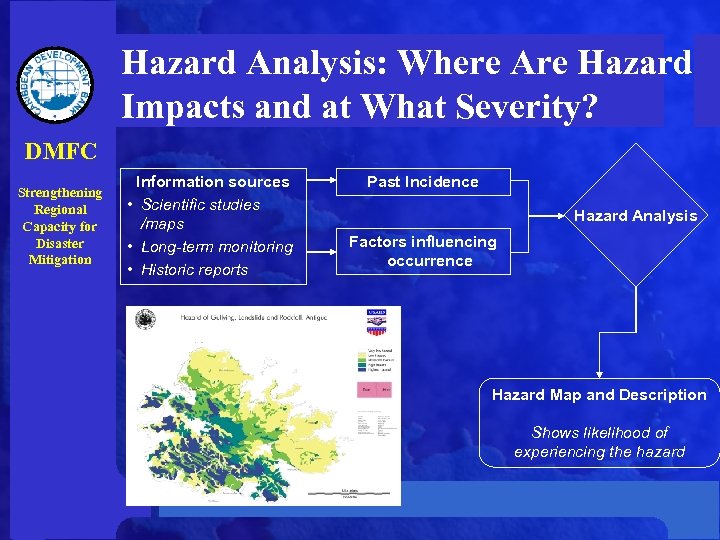 Hazard Analysis: Where Are Hazard Impacts and at What Severity? DMFC Strengthening Regional Capacity