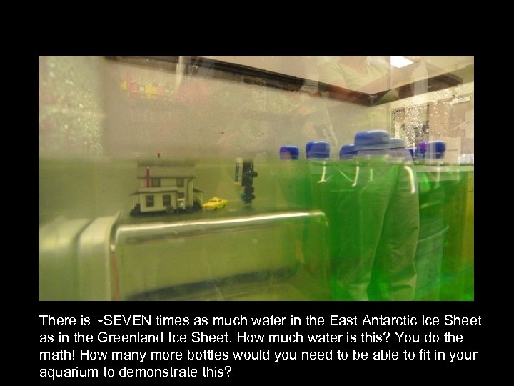 There is ~SEVEN times as much water in the East Antarctic Ice Sheet as