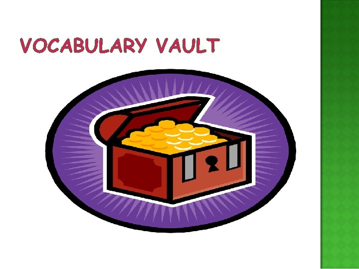 VOCABULARY VAULT 